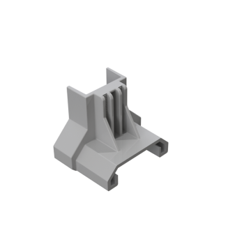 ClickFit Evo Endklemmenstütze für Trapezblechdach grau - 1008065