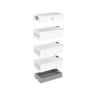 Dyness Stack280 Deckel und Bodenständer inkl. Kabelsatz